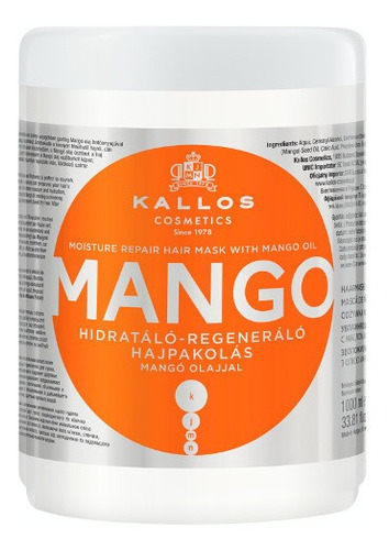 Kallos Máscara Mango 1000ml Con Aceite De Mango