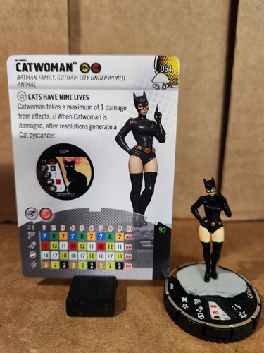 Heroclix Catwoman #054 Super Rare Notorious Dc Heroclix