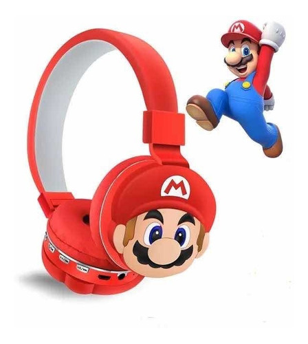 Audífonos Súper Mario Bluetooth Ah-806