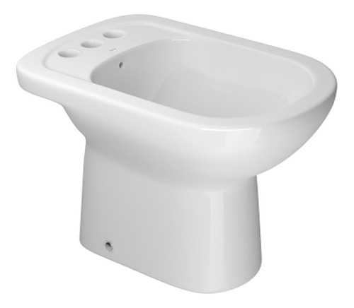 Bidet Baño Loza De 3 Agujeros Sanitarios Blanco Vogue Deca