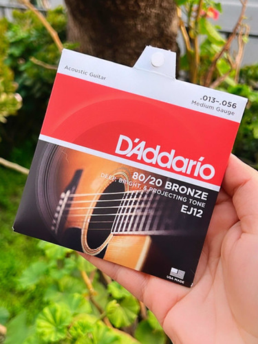 Cuerdas De Guitarra Electroacústica Daddario Bronce 013-56