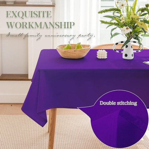 Mantel De Poliéster Impermeable Y Antimanchas Para Mesa
