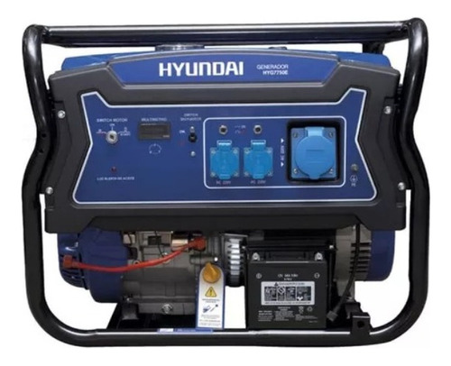 Generador Gasolina 6.2kw Hyundai Hyg7750e Monofásico Manual