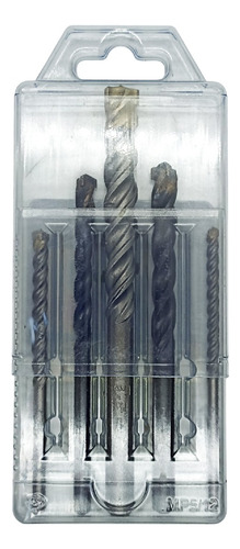 Kit De Brocas 3 Filos P/ Concreto 3/16 A 1/2 Optima3 Diager