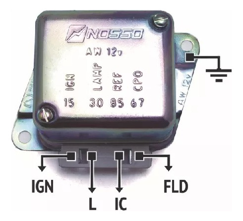Regulador De Voltaje Mecanico Fiat 125, 128, Chevy, Opel K18