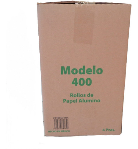 Papel Aluminio Modelo 400 (4pzas) 1.1 Kg