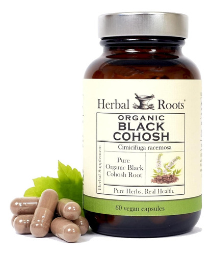 Raíz De Cohosh Negro Herbal Roots 60 Cápsulas Veganas