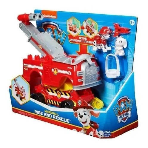 Vehículo Paw Patrol Rise And Rescue Marshall Bomberos