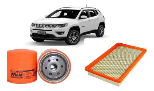 Kit 2 Filtros Fram Jeep Compass 2.4 Hasta 2011