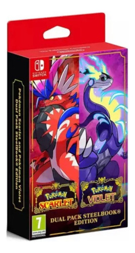 Pokemon Scarlet And Violet Steelbook Nintendo Switch