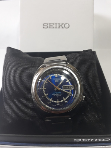 Reloj Seiko 5 Sports Azul 21 Rubís Escaso 70mproof 7009-8150