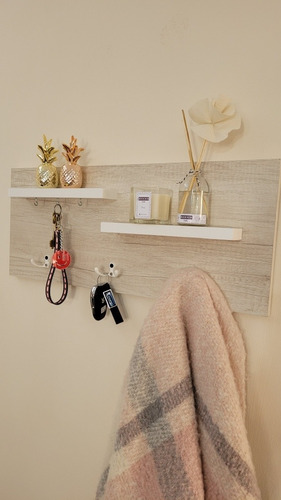 Imagen 2 de 7 de Llavero Perchero Organizador Recibidor De Pared De Diseño