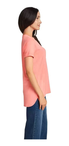 Blusa De Manga Corta Ellen Tracy Para Dama
