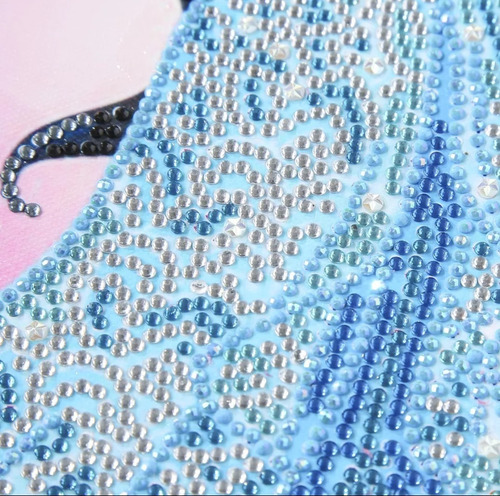 Pintura Com Diamantes- Diy 5d Strass- Princesa Jasmine-30x40