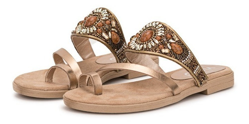 Imagen 1 de 5 de Sandalias De Cuero Viamo Kaela