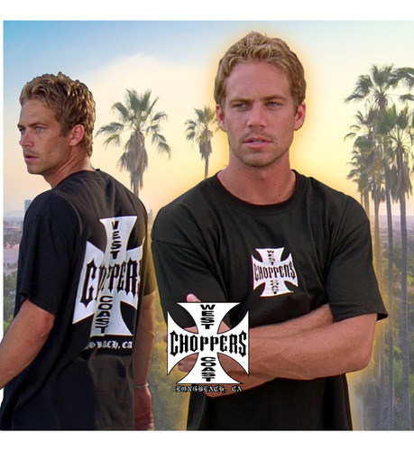 Remera Chopper West Coast Brian O'conner Oversize