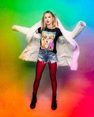 Imagen 2 de 3 de Birds Of Prey Poster Mujer Playera Harley Quinn