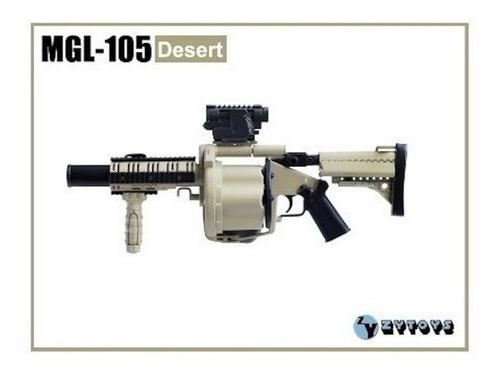 Zy Toys Lanza Granada Miniatura Mgl-105 Desert Escala 1/6