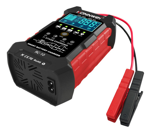 Cargador Pulse Tool Konnwei Repair De Ciclo Profundo, 10 A,