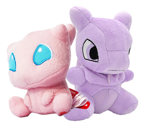 Pack Peluche Mew + Mewtwo