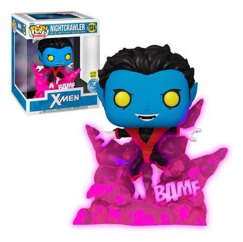 Funko Pop Nightcrawler #1124 Glow X Men Marvel Figura Deluxe