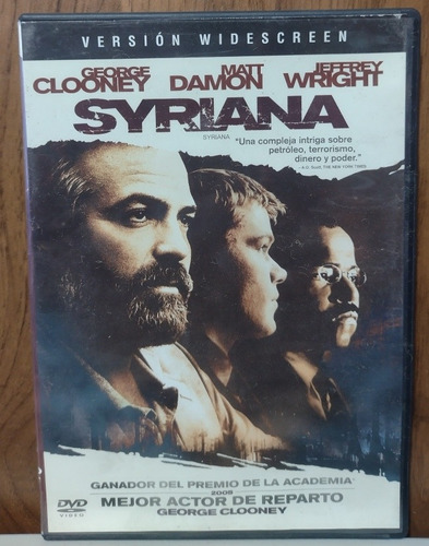 Syriana Dvd George Clooney Matt Damon