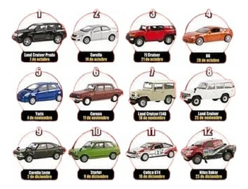 Colección Completa Toyota 50 Años Del Comercio