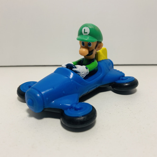 Muñeco Luigi Colección Mario Kart Mcdonalds 2014 (Usado)