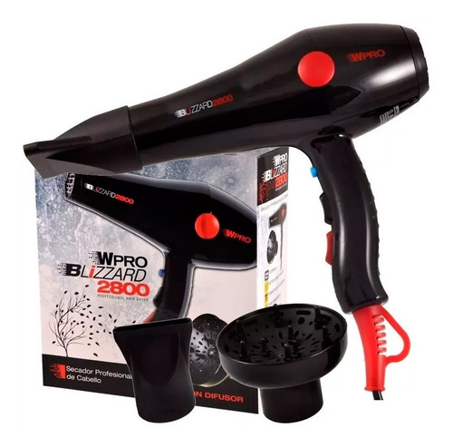Secador De Pelo Wpro Blizzard + Maquina Wahl Super Taper