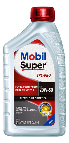 Mobil Super Trc-pro 20w-50 Litro Api Sp Mobil 126432