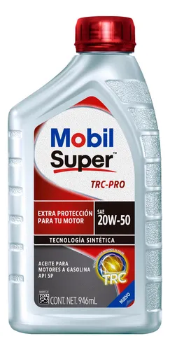 comprar Aceite Para Motor Trc-pro 20w-50 Api Sp 946ml Mobil Super