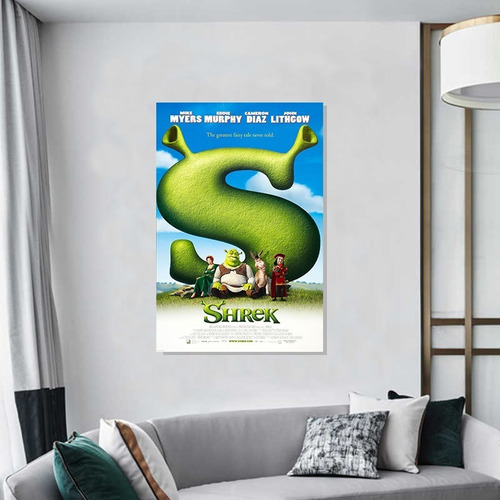 Cuadro Moderno 40x60 Pelicula Poster Banner Shrek