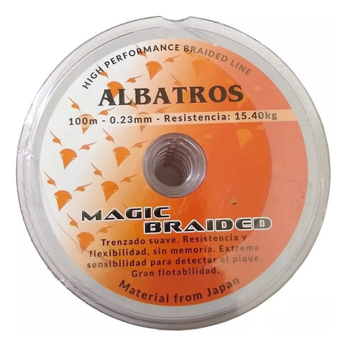 Multifilamento Naranja Albatros 023 Flota Sin Memoria 15.4kg