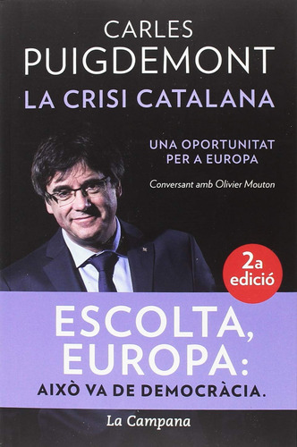 Libro La Crisi Catalana De Puigdemont Carles