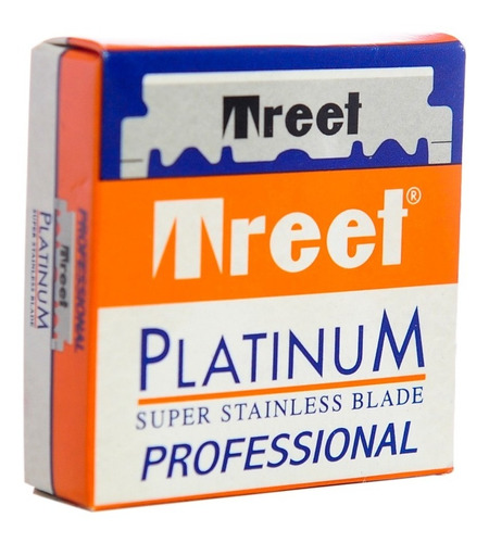 Treet Platinum Hojas Afeitar Para Navaja Barbería X100 Local