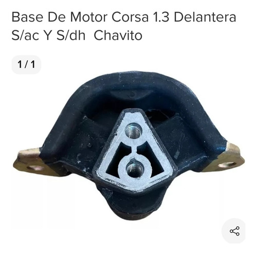 Base Motor Izquierda Corsa Sin Aire Acondicionado