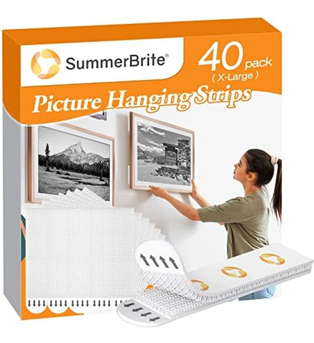 Summerbrite Tiras Para Colgar Cuadros, Kit Para Colgar Cuadr