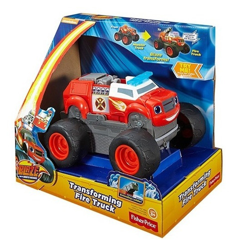 Blaze Camión Transformable - Fisher Price Dwf67