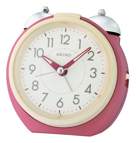 Seiko Kita - Reloj Despertador Para Dormitorio, Color Naran. Color Naranja