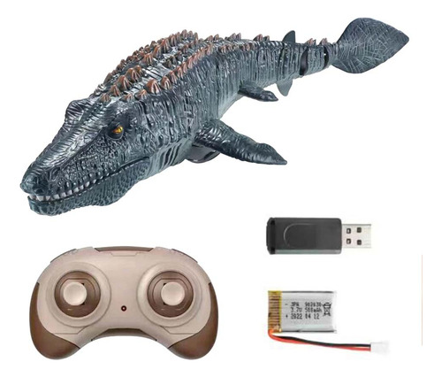 Buque Rc De Buceo Con Control Remoto Dinosaur Mosasaurus