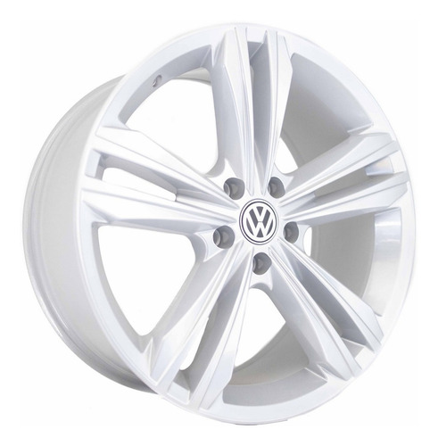 Rodas 17 Jetta Highline 5x112 Golf Passat Tiguan Fusca Cor Prata