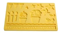 Comprar Molde De Silicón  Para Decorar Pasteles Repostería Cup Cakes