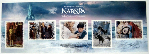 Nueva Zelanda 2005 : Cronicas Narnia ; Leon , Autoadesivas 