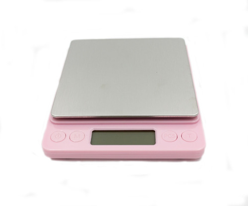 Bascula Digital Gramera Color Rosa 0.1gr A 3000 Gr /  Joya
