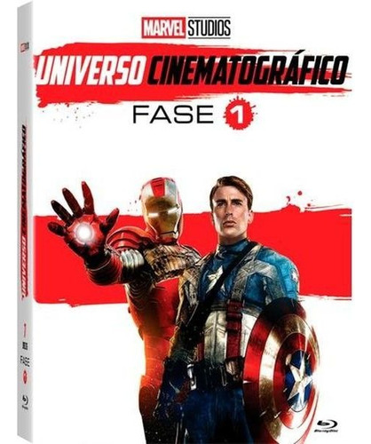 Blu Ray Box Marvel Universo Cinematográfico - Fase 1