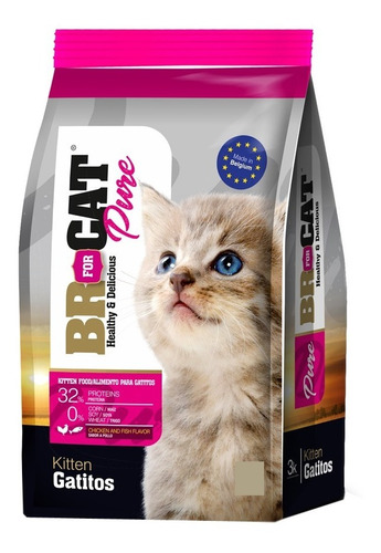 Imagen 1 de 2 de Br For Cat Gatitos 1 Kg - kg a $24000