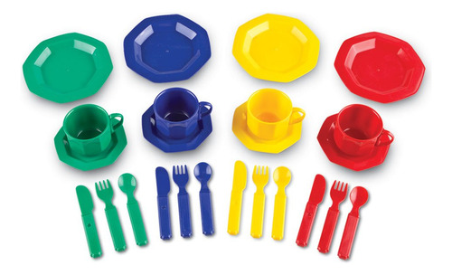 Learning Resources Platos, Tazas Y Platillos Juego De Imitación