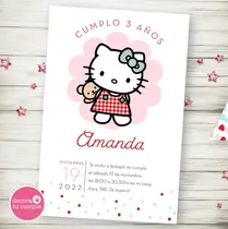 Comprar Kit Imprimible Hello Kitty Pastel Cumpleaños Invitación