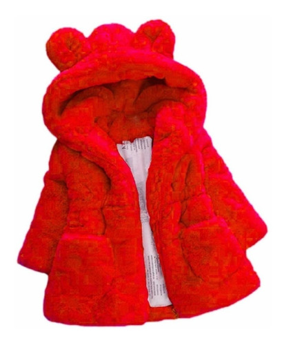 Chaqueta De Niña Conejito De Invierno Con Capucha