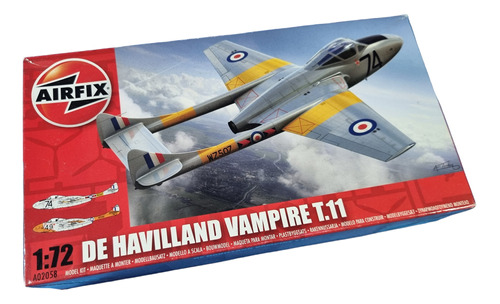 1/72 Airfix (2058) De Havilland Vampire T.11 + Accesorios